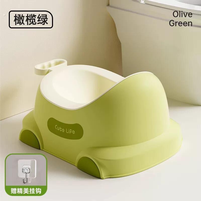 男孩专用小马桶防溅尿设计 强吸力挂钩便盆婴儿专用