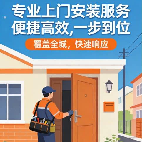 【仅限新客首单优惠】同城上门安装服务