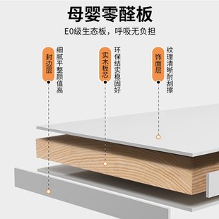 成人办公桌带抽屉学生书桌写字桌 实木电脑桌卧室家用简约现代台式