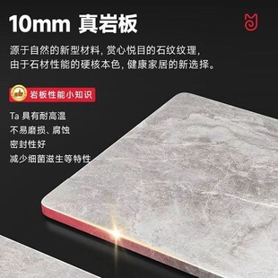 厨房岩板置物架落地多层收纳柜多功能防尘家用操作台微波炉储物柜