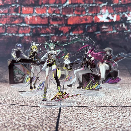 初音未来音律革命主题亚克力立牌盲盒二次元动漫周边拍立得摆件