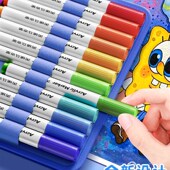 优选丙烯马克笔小学生专用无毒可水洗不透色可叠色彩笔笔芯画笔幼