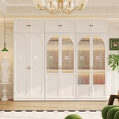 优选2025新款 小户型衣柜防尘防潮家用环保静音铁皮收纳柜卧室储物