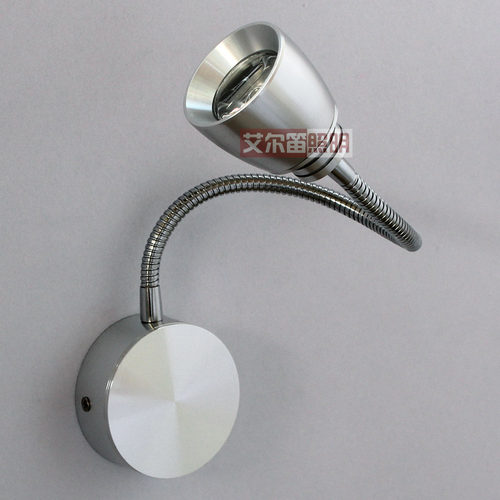 优选led壁灯床头灯1W镜前灯 卧室阅读灯床头壁灯软管射灯3背景墙