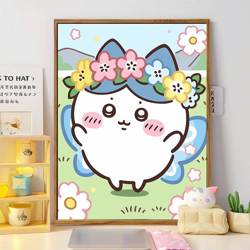 优选吉伊卡哇三小只数字油画diy填充色手工绘小八乌萨奇丙烯画装,家居饰品,DIY/数字油画,淘宝优惠券,粉丝福利购,淘宝优惠卷