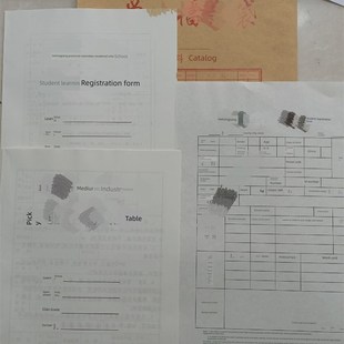 优选旧纸毕业生档案袋,大学和高中学生登记表,牛皮纸学生档案袋