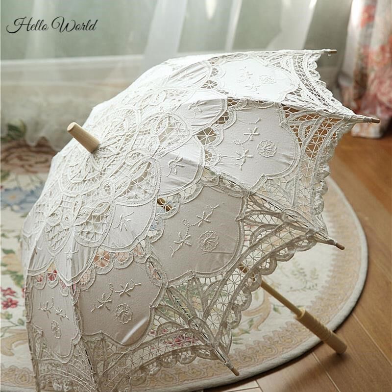 优选法式复古蕾丝伞贵妇洛丽塔刺绣欧公主宫廷花边太阳洋女法式复