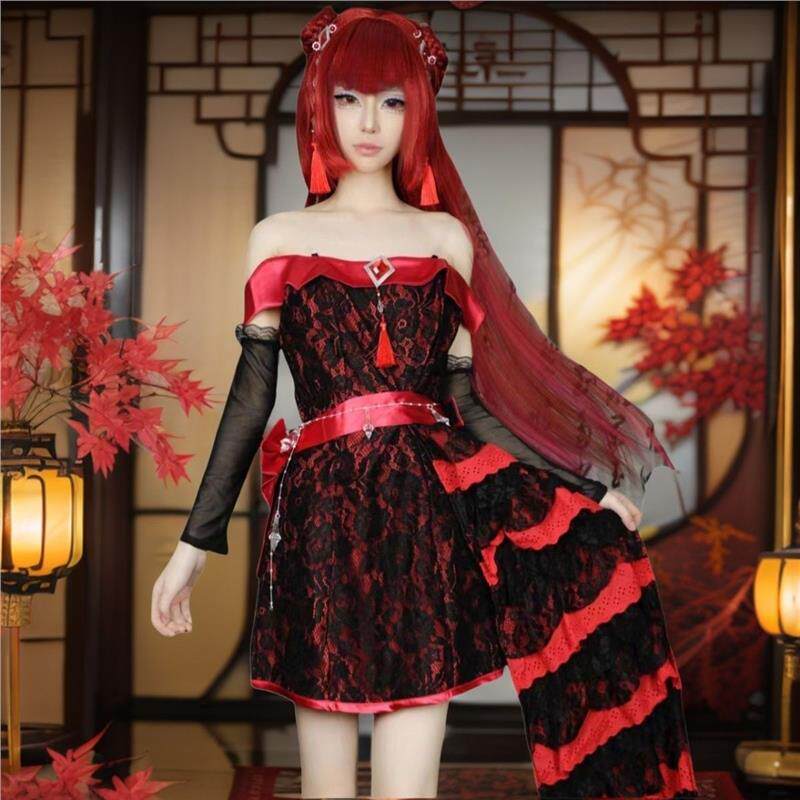 叶罗丽精灵梦cosplay 黑化齐娜动漫服装 cos服