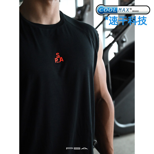 竹纤维CoolMax速干无袖背心
