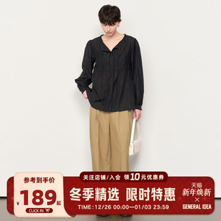 长裤 GENERAL BUMSUK老钱宽松剪裁西装 IDEA