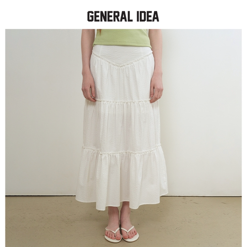 GENERAL IDEA BY BUMSUK女士夏季气质休闲半身长裙时尚裙子