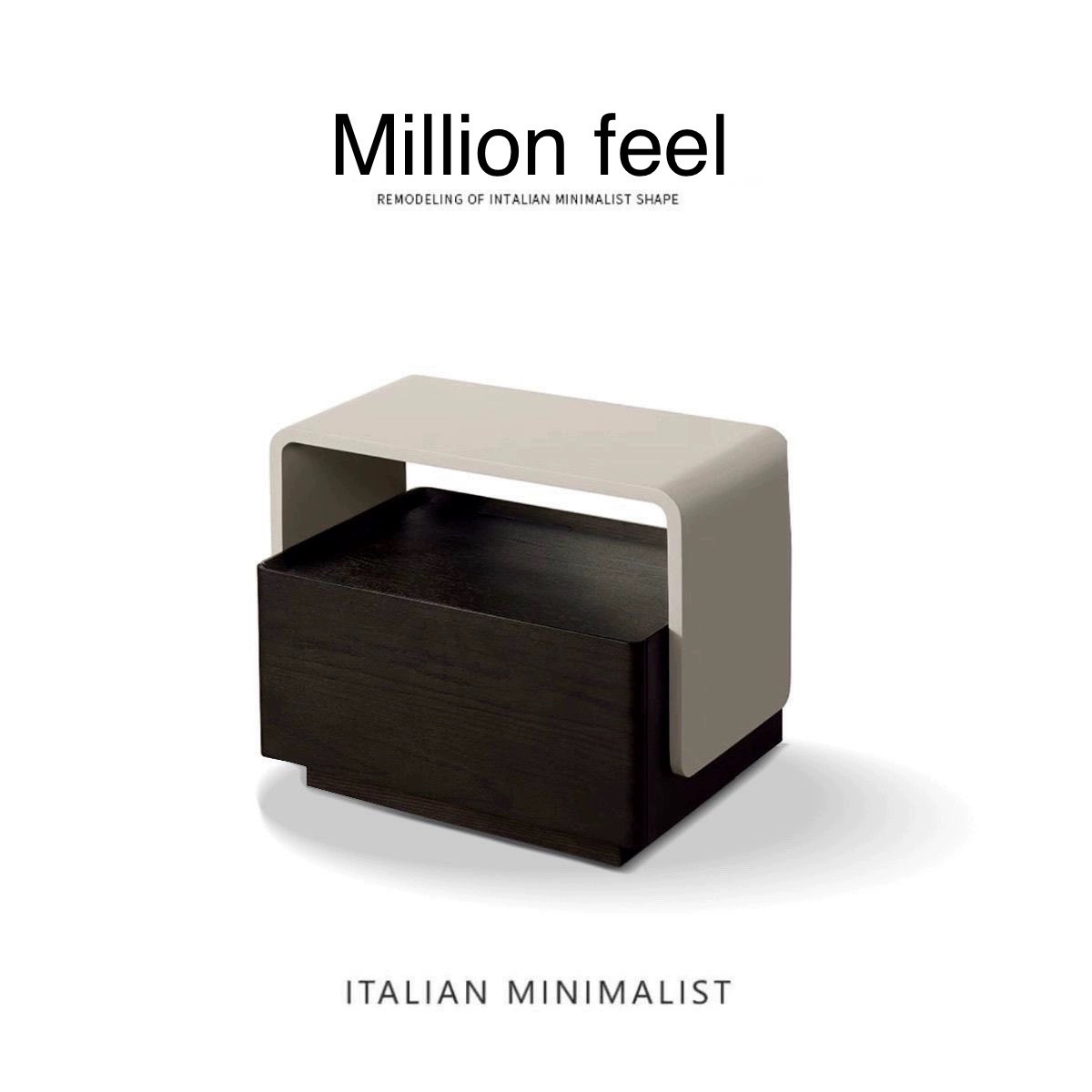 MF意式极简床边柜简约现代创意ins收纳柜高级设计师款床头柜,住宅家具,床头柜,淘宝优惠券,粉丝福利购,淘宝优惠卷