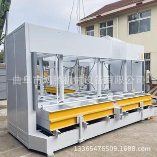 鸿腾防火门板整型六个油缸重型液压冷压机50吨家具板液压冷压机