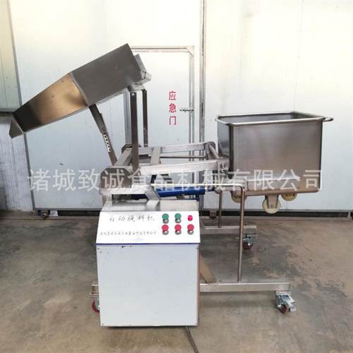 肉类加工厂物料提升机 酱肉块腌制上料机 酱菜厂腌制机设备