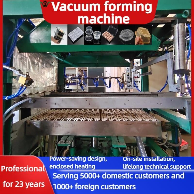 Fully automatic vacuum forming machine for plastic equipment