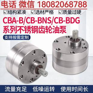 BNS不锈钢齿轮泵 饲料喷油泵 树脂泵 CBA B10