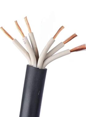 Jhs水泵控制箱多芯信号控制6/7/8/10/12芯水下防水橡胶电缆