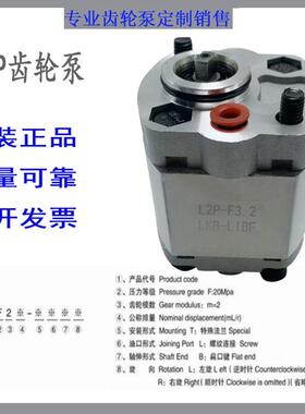 齿轮泵L2P-F4.2/4.8/2.6/3.2/3.7/2.1/5.0/5.8/1.2LKB-NOBF液压泵