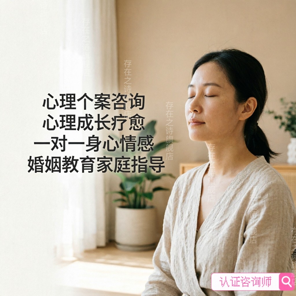 心理个案咨询心理成长疗愈一对一情感婚姻教育家庭指导倾听疏导