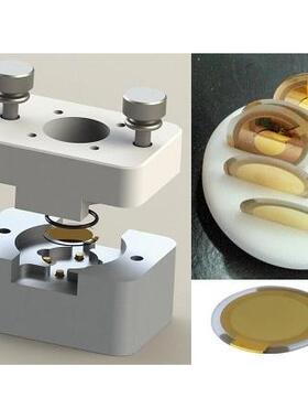 Q-Sense Qcm芯片5MHz 14mm抛光金电极石英晶体微天平CHI400适用