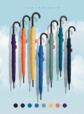 Topumbrella加大号加固加厚防抗风自动长柄伞日系双人