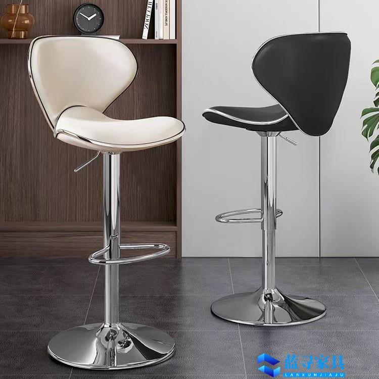 吧台椅家用可升降高脚凳吧台凳现代简约酒吧椅收银前台靠背吧凳子