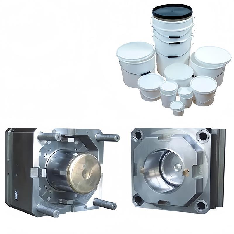 家用塑料桶模具涂料桶油漆桶模具注塑模具来图来样设计厂家