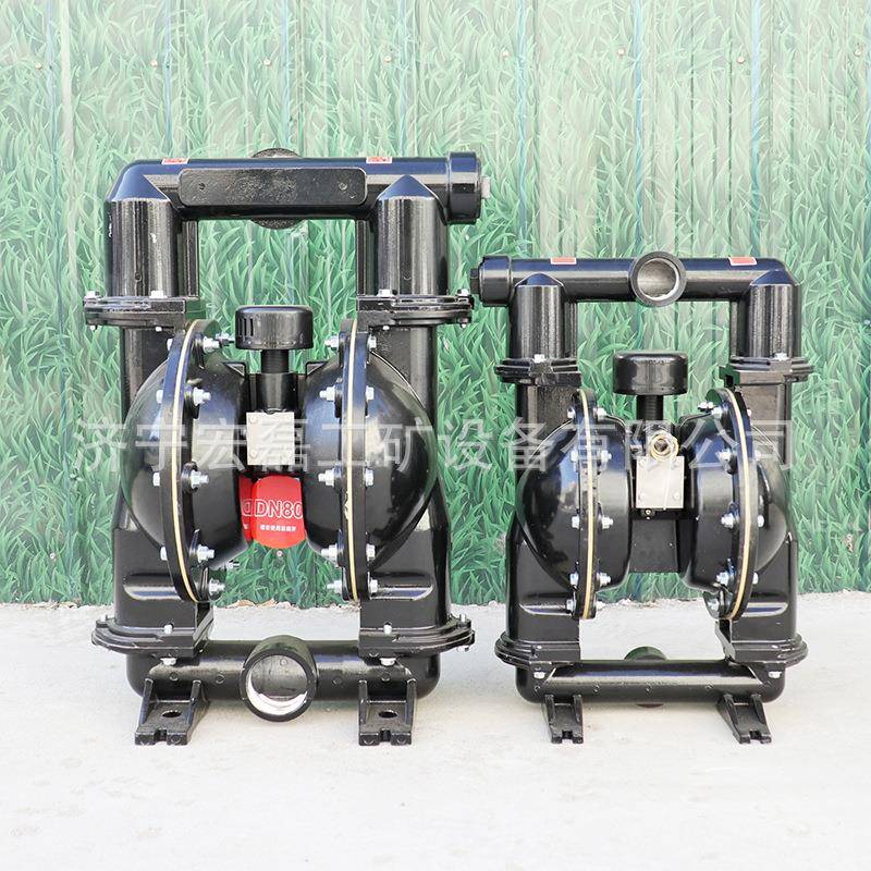 矿用气动隔膜泵BQG350/0.2英格索井下风动排污抽水隔膜泵厂销