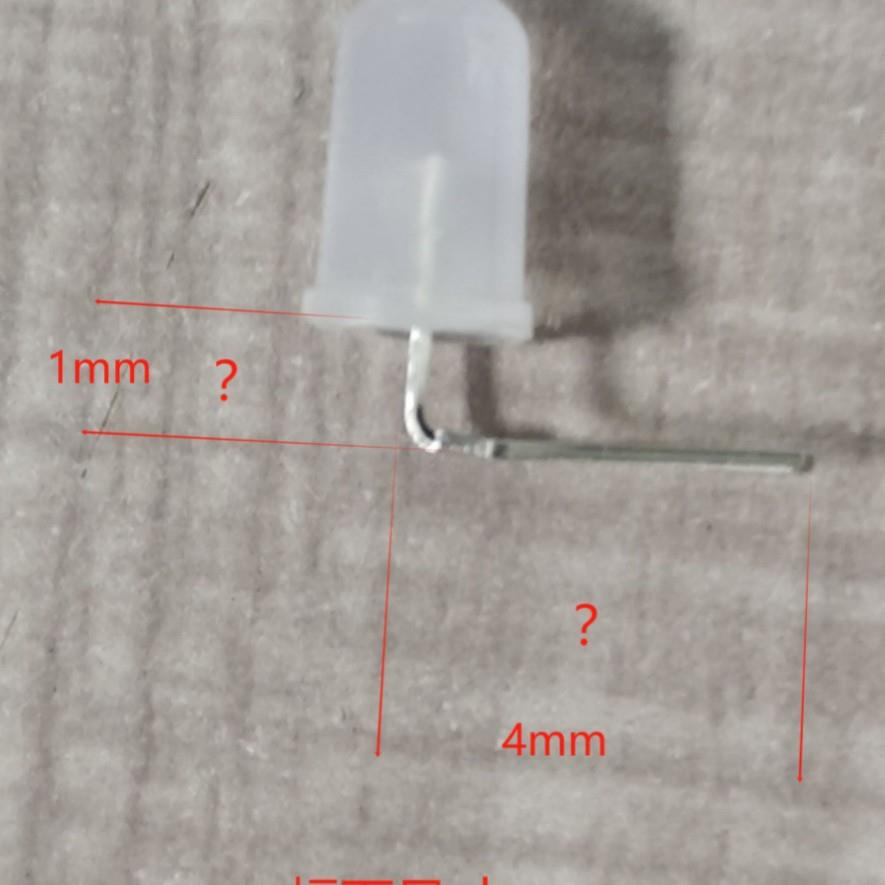各种型号加工LED编带发光二极管编带弯脚灯切脚K脚5MMLED弯脚编
