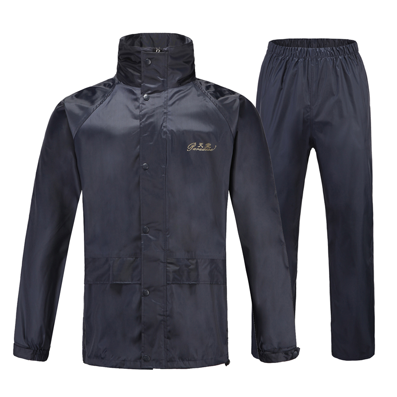 天堂雨衣套装摩托车电动车雨衣双层耐磨分体雨衣雨裤成人骑行外卖