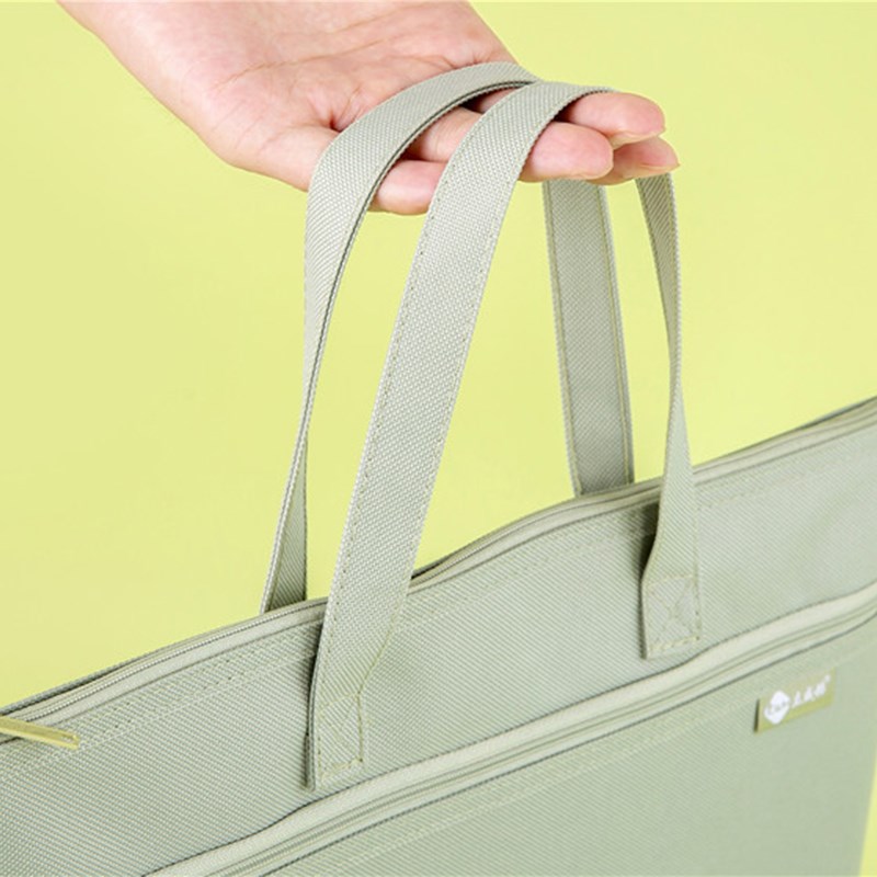 8k美术袋小学生手提袋a4文件袋儿童手拎包带拉链大容量美术包女初