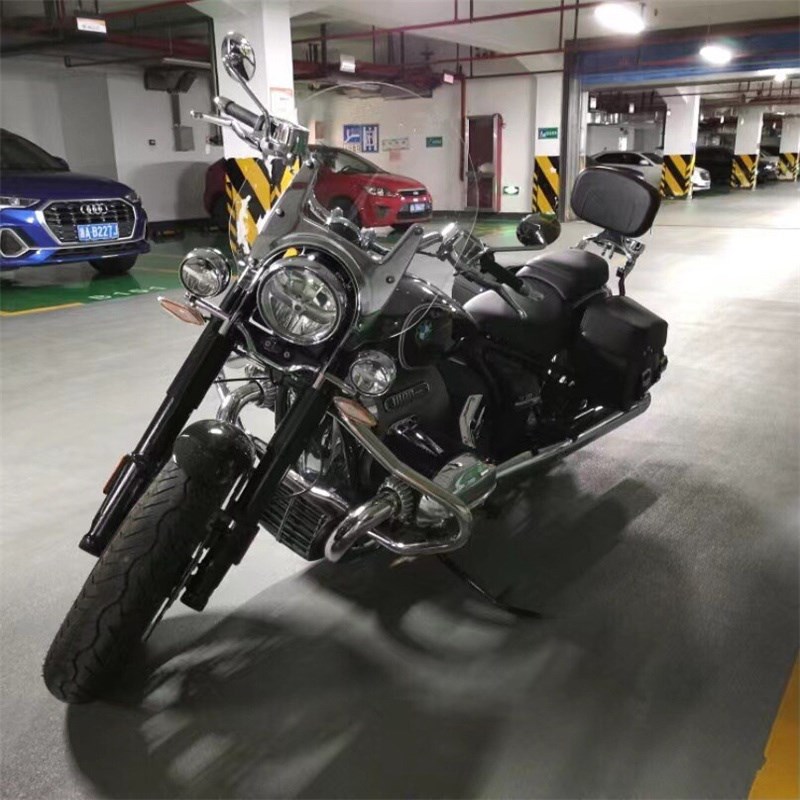 适用于宝马R18B 游侠改装前后乘客靠背 R18TC折叠两用后货架靠垫