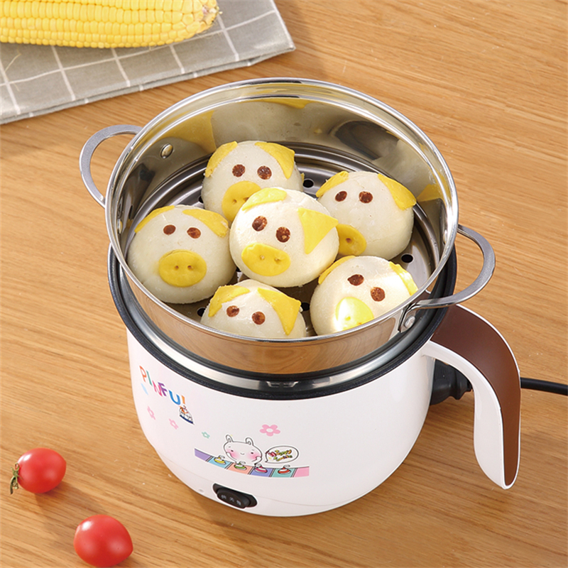 多功能宿舍电热锅煎蛋神器小锅 插电煮粥锅二人火锅家用煮面锅1-2