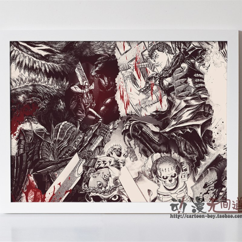 剑风传奇 烙印战士 格斯 格里菲斯 狂战士 周边 海报壁画 挂画