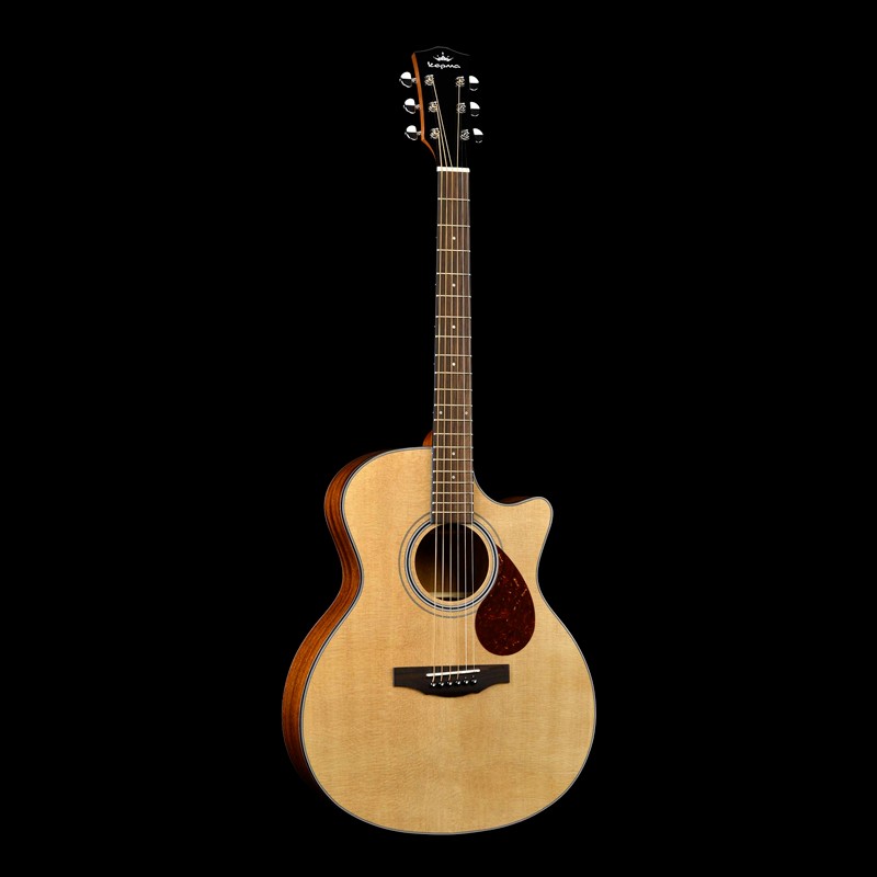 吉他情报局Kepma 卡马F0面单木吉他41寸电箱民谣初学者男女生同款