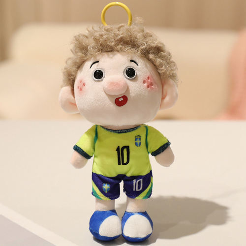 足球小子毛绒玩偶丑萌公仔