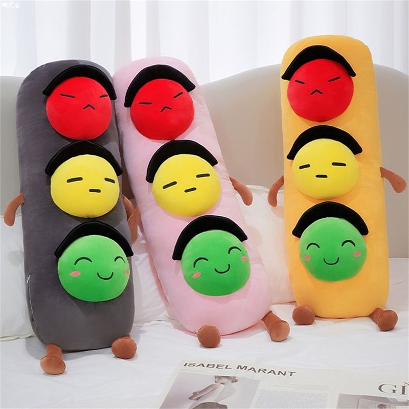 创意卡通红绿灯抱枕孕妇床
