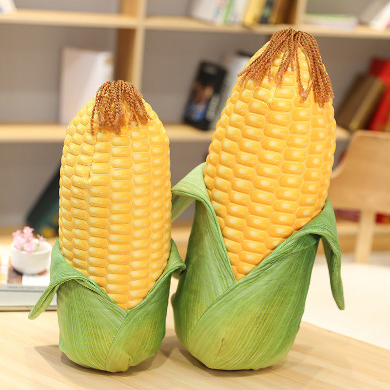 仿真蔬菜食物烤玉米抱枕公