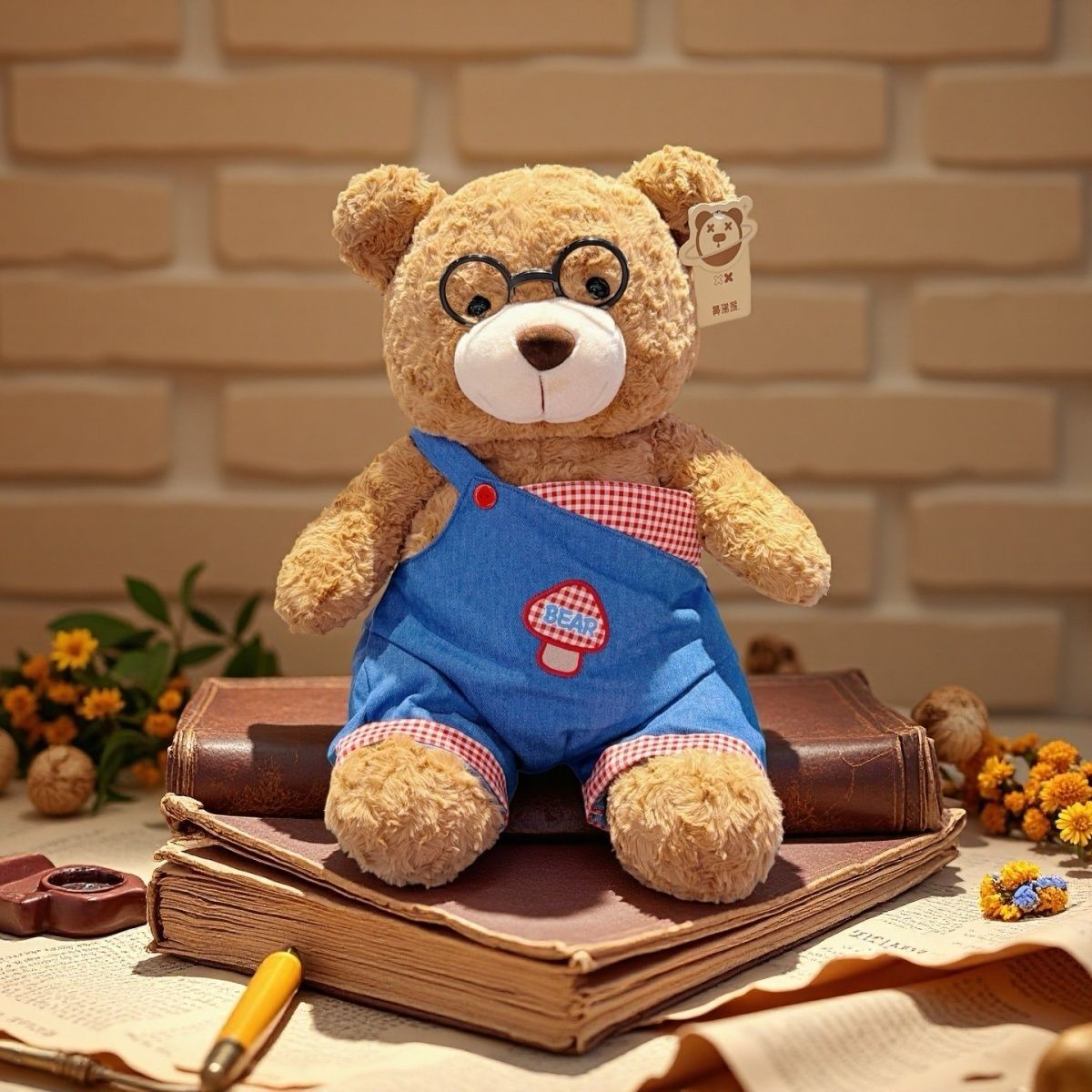 悄悄熊玩偶情侣泰迪熊公仔毛绒玩具穿衣小熊睡觉抱枕生日礼物陪伴