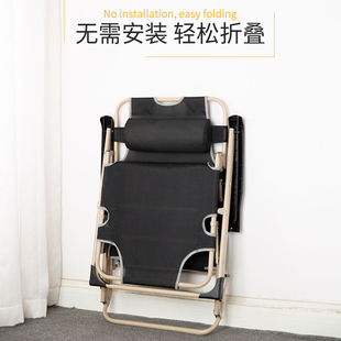 躺椅折叠午休午睡办公室神器床阳台家用休闲结实耐用懒人沙滩椅子
