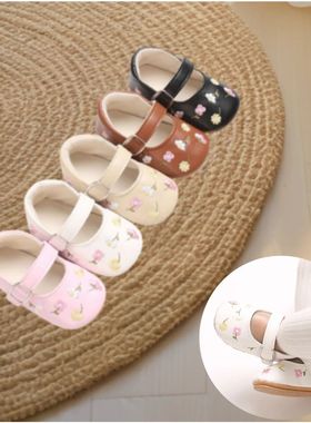 0-18Months New baby girl shoes embroidered party dress, the