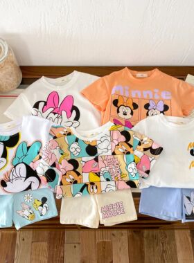 Trendy Brand Baby Girl T-shirt Shorts Set Summer Clothing Ch