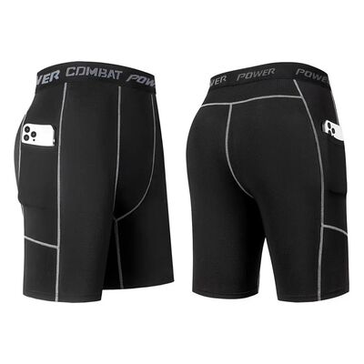 High Performance Men's Compression Shorts With Pocket - Quic