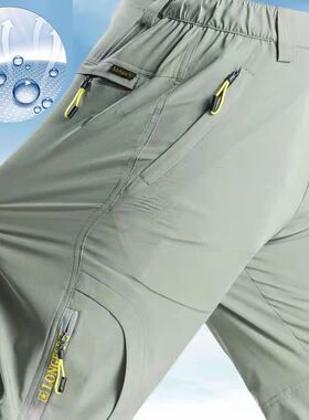 SFABL 5XL Summer Quick Dry Hiking Pants Men Stretch Waterpro
