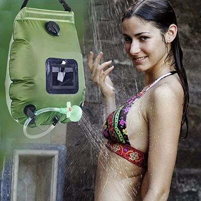 Solar Shower Bag, 5 gallons/20L Solar Heating Premium Campin