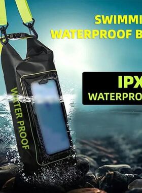 1pc New PVC Clip Swimming Waterproof Bag Outdoor Mesh Materi