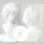 Cosplay Wigs Eye Kaneki Fluffy Ken White Anime Short