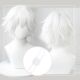 Cosplay Wigs Eye Kaneki Fluffy Ken White Anime Short