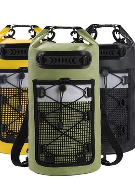 Waterproof Ocean Swimming Backpack PVC Fashing Diving Compre