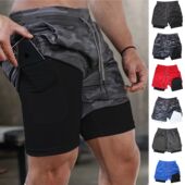 Pocket Shorts Fitness Men Casual Multi Sports Beach